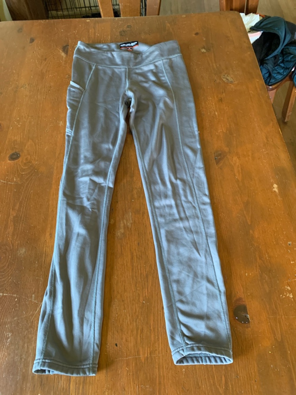 Gray Women's Performance Leggings - Pocket Active Tight